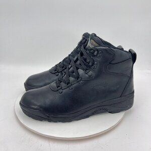 Columbia Cold Creek Boot Men Size 11.5 BL1150 Black Leather Lace Up Hiking Boot